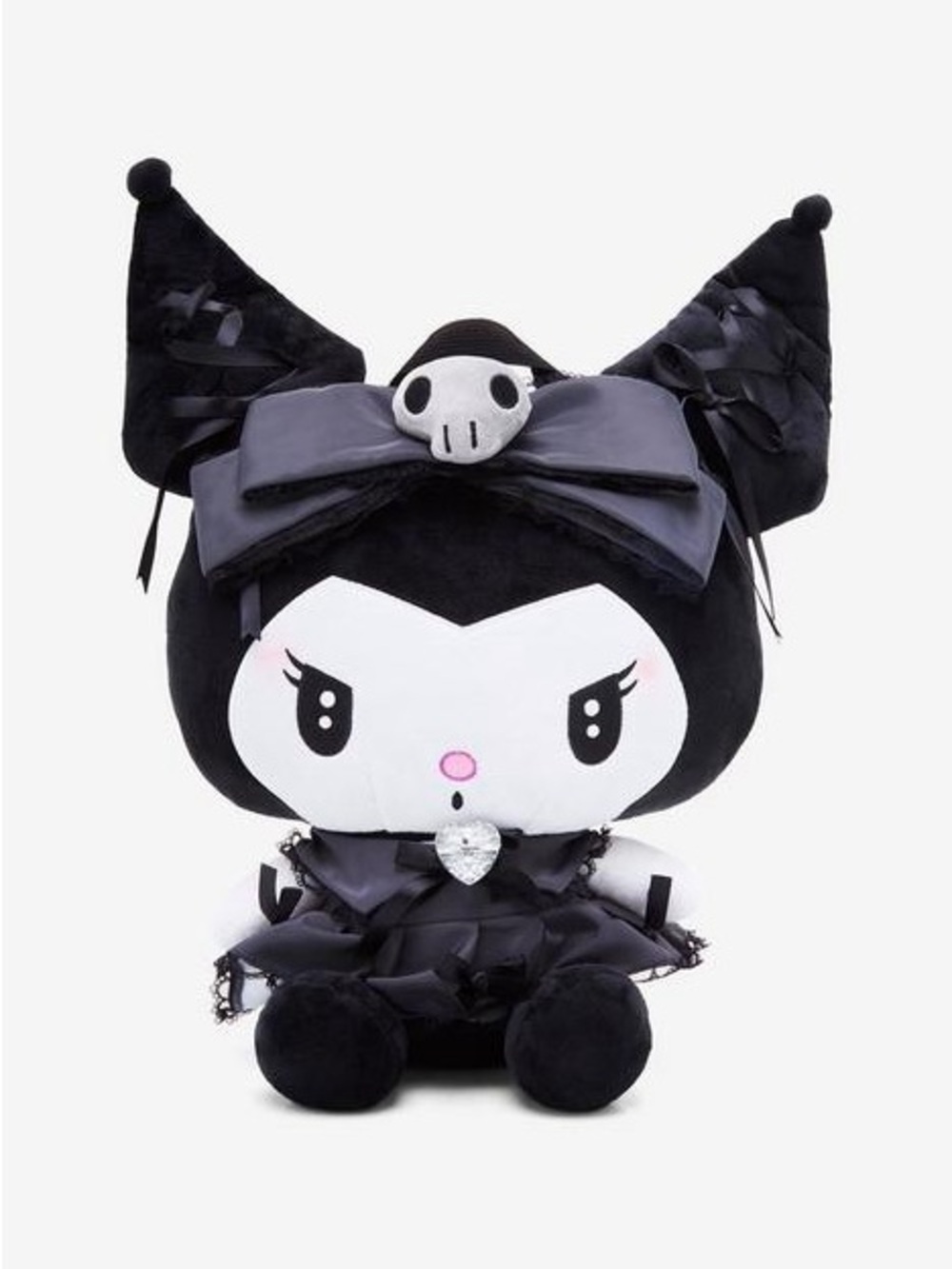 Kuromi-Jirai Kei Plush Backpackg